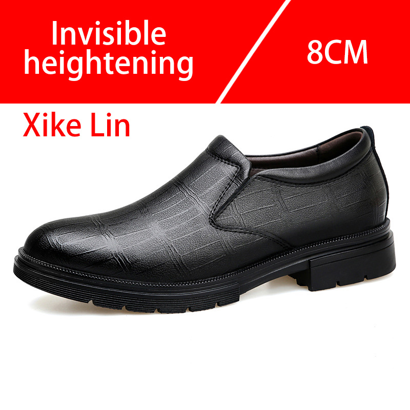 Casual Men's Leather Shoes Com - Men'S Shoes Increase Height recension och pris