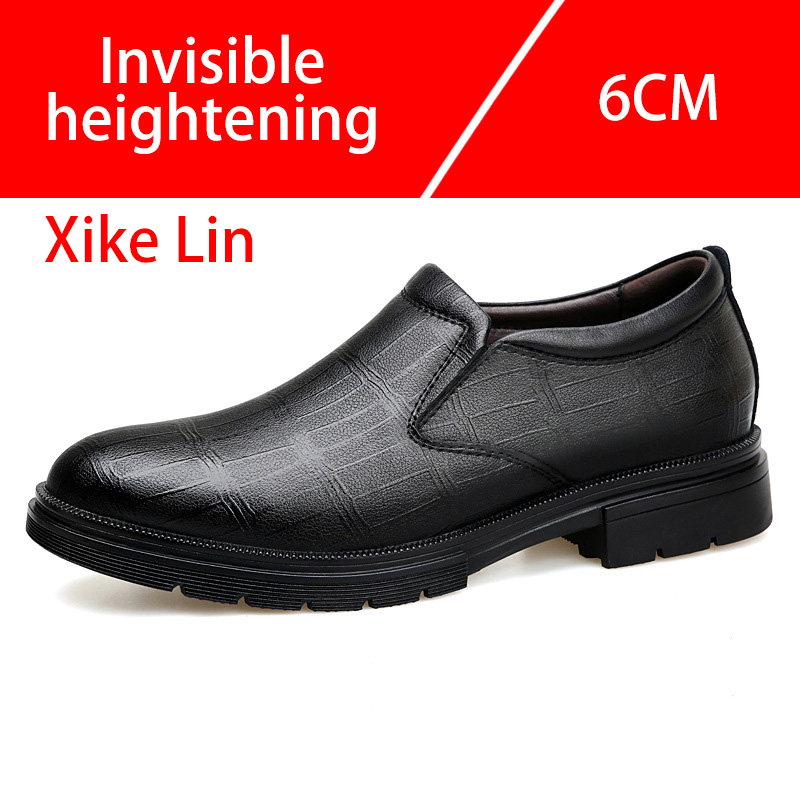 Casual Men's Leather Shoes Com - Men'S Shoes Increase Height recension och pris