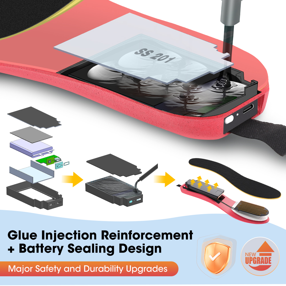 Heated Insoles Rechargeable, A - Men'S Shoes Smart recension och pris