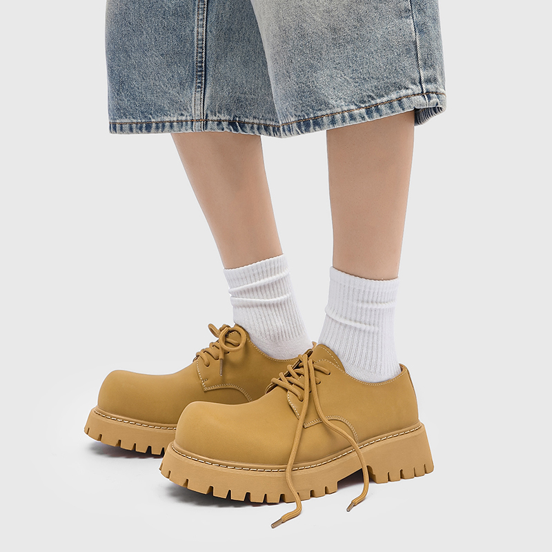 Men's Spring Autumn Thick Sole - Men'S Shoes Increase Height recension och pris